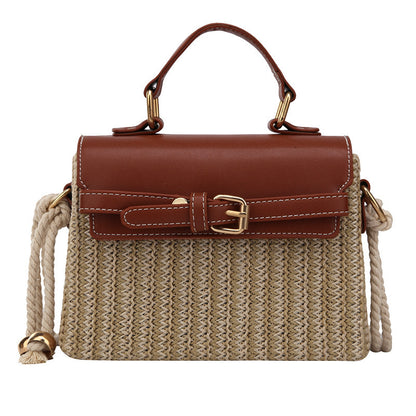 Handwoven Rattan Handbag