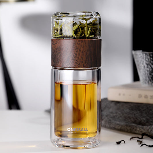 Portable Tea Cup Bottle with Infuser