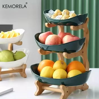 2/3 Layer Plastic Fruit & Snack Stand