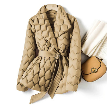 Celeste Quilted Down Coat