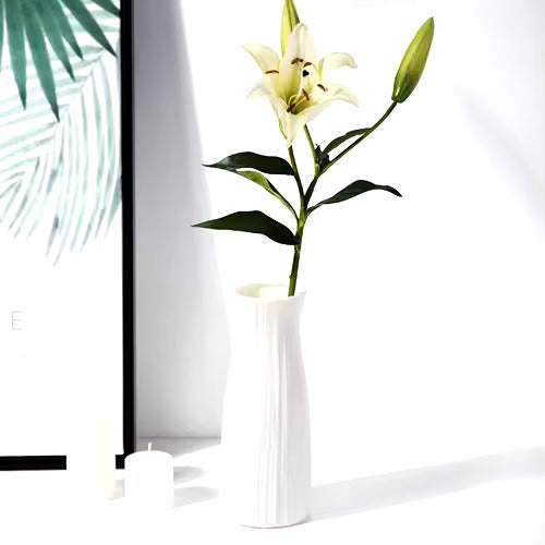 Nordic Plastic Vase – Modern Flower Pot