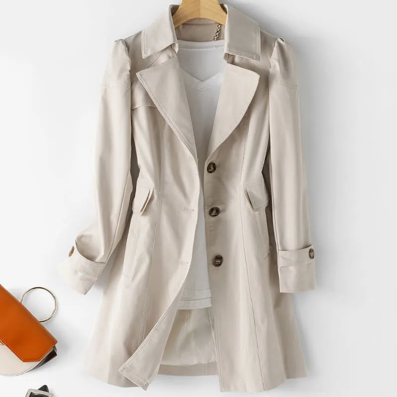 Emilia Cotton Trench Coat