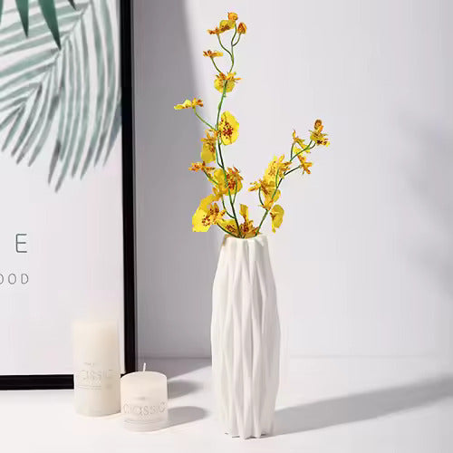 Nordic Plastic Vase – Modern Flower Pot