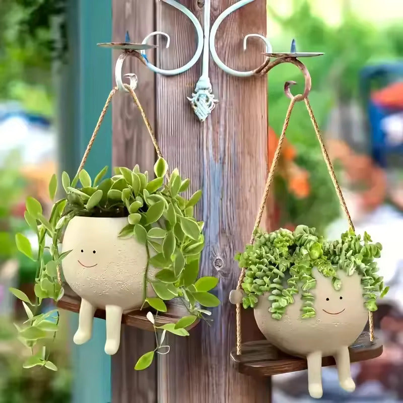 Swinging Flower Pot