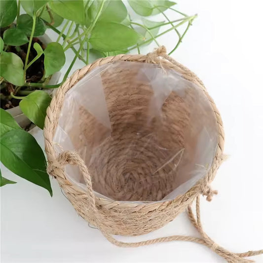 Macramé Woven Jute Plant Hanger