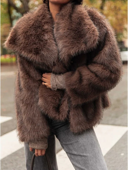 Elena Faux Fur Coat