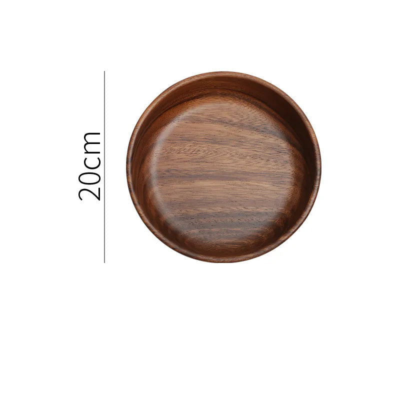 Solid Wood Walnut Boat Bowl