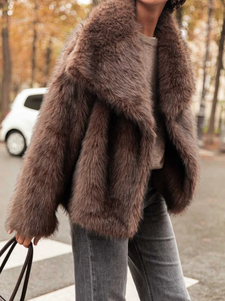 Elena Faux Fur Coat