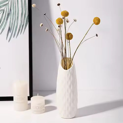 Nordic Plastic Vase – Modern Flower Pot