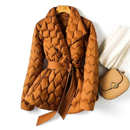 Celeste Quilted Down Coat